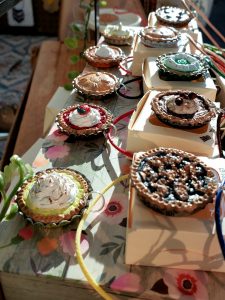 Miniature Pie Necklaces